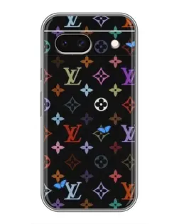 Чохол для Google Pixel 8A з картинкою «Кольорова монограма LV»