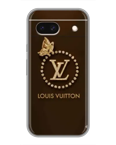 Чохол для Google Pixel 8A з картинкою «LV — золота печатка»