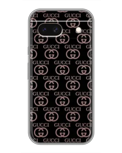 Чехол для Google Pixel 8A с картинкой «Классическая монограмма Gucci»