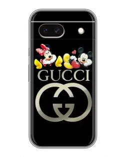 Чехол для Google Pixel 8A с картинкой «Gucci — герои Disney»