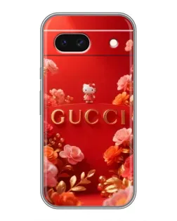 Чехол для Google Pixel 8A с картинкой «Gucci — золотой сад»