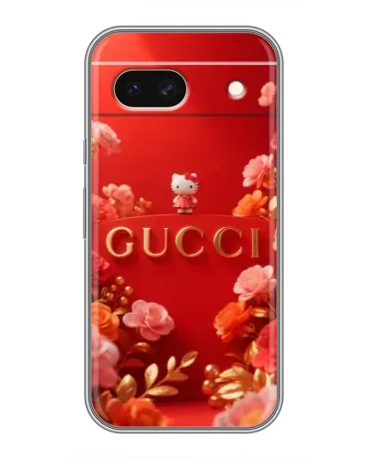 Чехол для Google Pixel 8A с картинкой «Gucci — золотой сад»