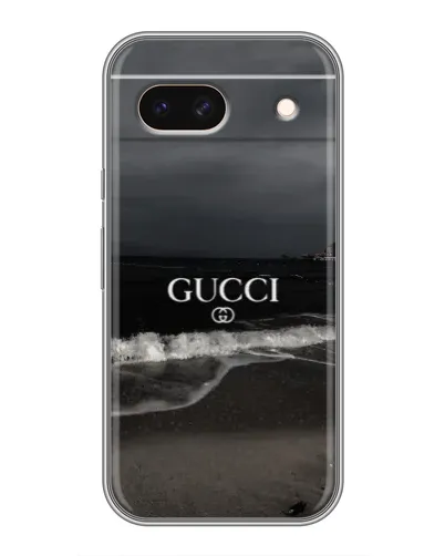 Чехол для Google Pixel 8A с картинкой «Gucci — морской прибой»