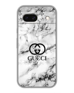 Чехол для Google Pixel 8A с картинкой «Gucci — мраморный шик»