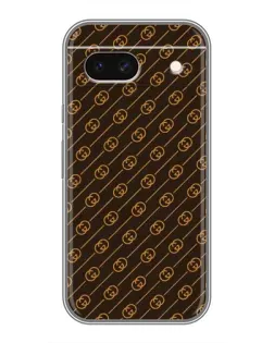 Чехол для Google Pixel 8A с картинкой «Gucci — золотые диагонали»