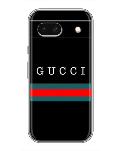 Чехол для Google Pixel 8A с картинкой «Gucci — красный пояс»