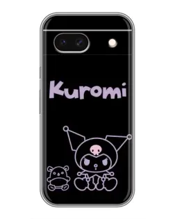 Чохол для Google Pixel 8A з картинкою «Kuromi — чорний мінімалізм»