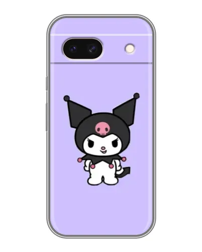 Чохол для Google Pixel 8A з картинкою «Kuromi — ніжний фіолетовий»