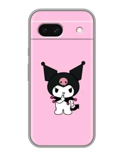 Чохол для Google Pixel 8A з картинкою «Kuromi — рожева ніжність»