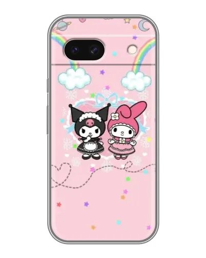 Чохол для Google Pixel 8A з картинкою «My Melody та Kuromi»