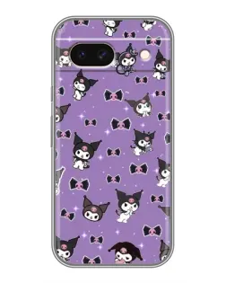 Чохол для Google Pixel 8A з картинкою «Kuromi — патерн»