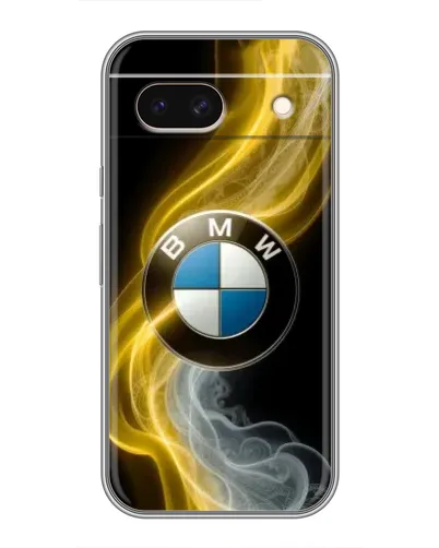 Чохол для Google Pixel 8A з картинкою «Золотистий дим BMW»