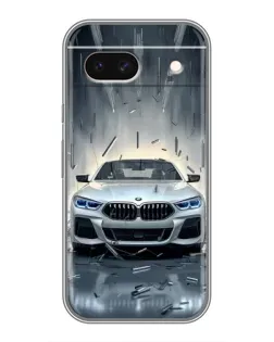 Чохол для Google Pixel 8A з картинкою «BMW у світлі фар»