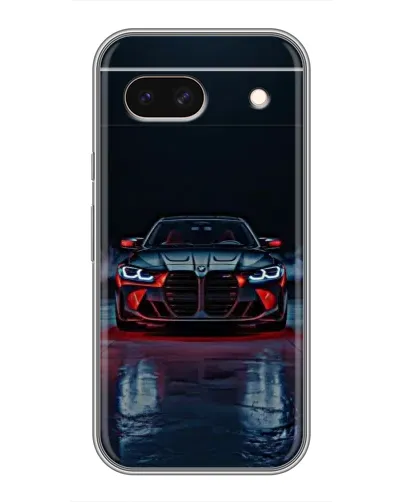 Чохол для Google Pixel 8A з картинкою «BMW на мокрій дорозі»