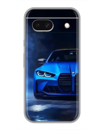 Чохол для Google Pixel 8A з картинкою «Блакитна BMW M4»
