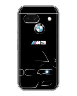 Чохол для Google Pixel 8A з картинкою «Мінімалістичний принт BMW M3»