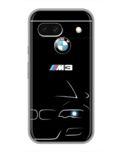 Чохол для Google Pixel 8A з картинкою «Мінімалістичний принт BMW M3»