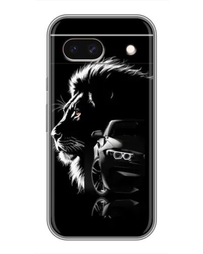Чохол для Google Pixel 8A з картинкою «BMW та лев»