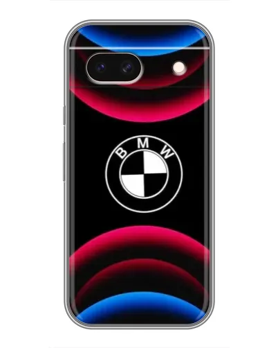Чохол для Google Pixel 8A з картинкою «Логотип BMW та неонові дуги»