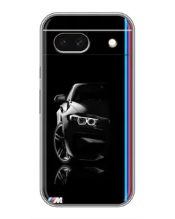 Чохол для Google Pixel 8A з картинкою «Силует BMW в темряві»