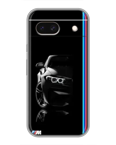 Чохол для Google Pixel 8A з картинкою «Силует BMW в темряві»