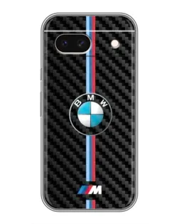 Чохол для Google Pixel 8A з картинкою «Емблема BMW та карбон»