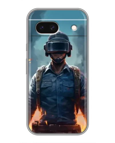 Чохол для Google Pixel 8A з картинкою «PUBG — реалістичний герой»