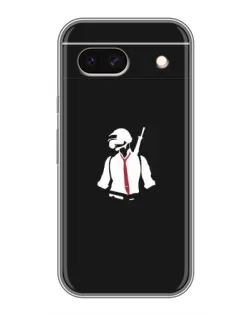 Чохол для Google Pixel 8A з картинкою «PUBG — силует воїна»