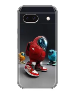 Чохол для Google Pixel 8A з картинкою «Among Us — 3D стиль»