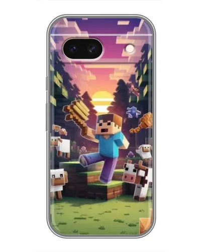 Чохол для Google Pixel 8A з картинкою «Стів на фермі»