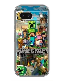 Чохол для Google Pixel 8A з картинкою «Замок Minecraft»