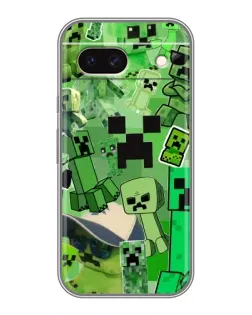 Чохол для Google Pixel 8A з картинкою «Кріпери Minecraft»