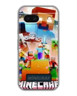 Чохол для Google Pixel 8A з картинкою «Minecraft герої гри»