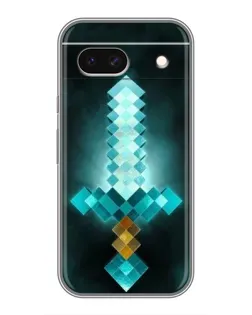 Чохол для Google Pixel 8A з картинкою «Алмазний меч неон»