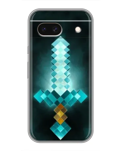 Чохол для Google Pixel 8A з картинкою «Алмазний меч неон»
