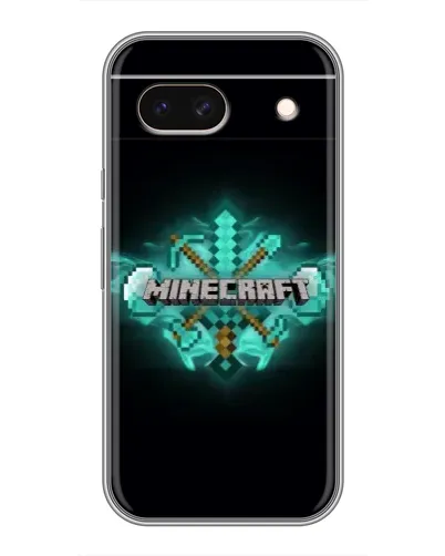 Чохол для Google Pixel 8A з картинкою «Minecraft Diamond лого»