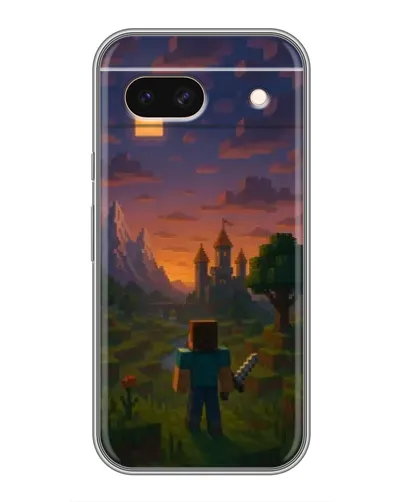 Чохол для Google Pixel 8A з картинкою «Стів біля вежі»