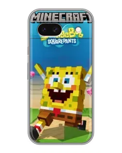 Чохол для Google Pixel 8A з картинкою «Губка Боб Minecraft»