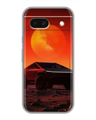 Чохол для Google Pixel 8A з картинкою «Cybertruck на Марсі»