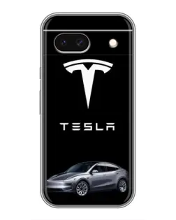 Чохол для Google Pixel 8A з картинкою «Tesla Model Y»