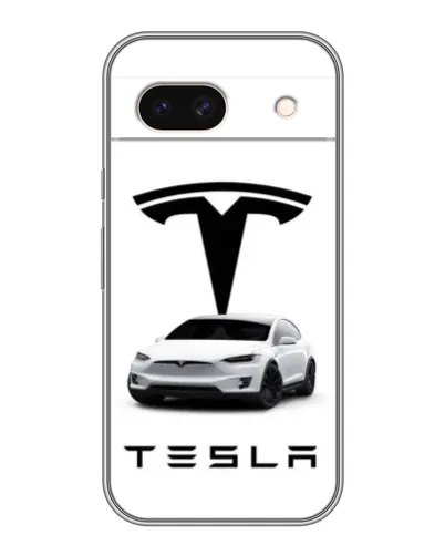 Чохол для Google Pixel 8A з картинкою «Tesla White Style»