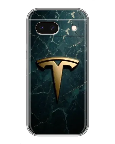 Чохол для Google Pixel 8A з картинкою «Мармурова Tesla Gold»