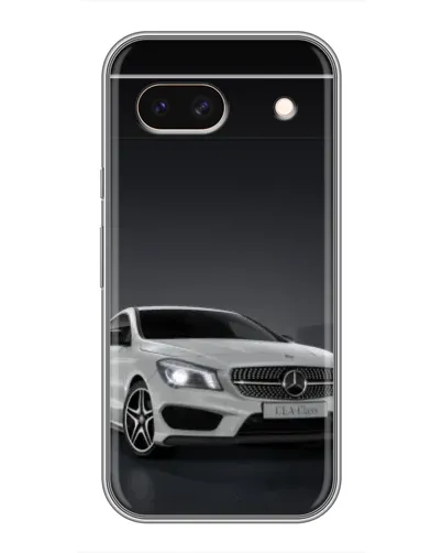 Чехол для Google Pixel 8A с картинкой «Mercedes AMG GT Silver»