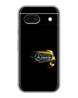 Чехол для Google Pixel 8A с картинкой «Mercedes — ретро стиль»