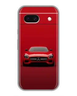 Чохол для Google Pixel 8A з картинкою «Червоний Mercedes AMG»