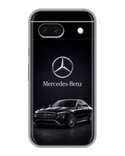 Чехол для Google Pixel 8A с картинкой «Mercedes — решетка радиатора»
