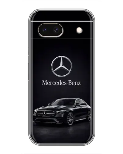 Чехол для Google Pixel 8A с картинкой «Mercedes — решетка радиатора»