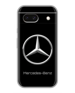 Чехол для Google Pixel 8A с картинкой «Mercedes Silver Logo»