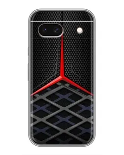 Чехол для Google Pixel 8A с картинкой «Mercedes Carbon Grid»