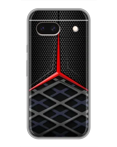 Чехол для Google Pixel 8A с картинкой «Mercedes Carbon Grid»